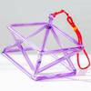 JDXQBLD Crystal Singing Pyramid, for Healing Meditation, with Crystal Singing Bowl Striker, Perfect Chakra Healing Musical InstrumentPurple_10 Inch view 4