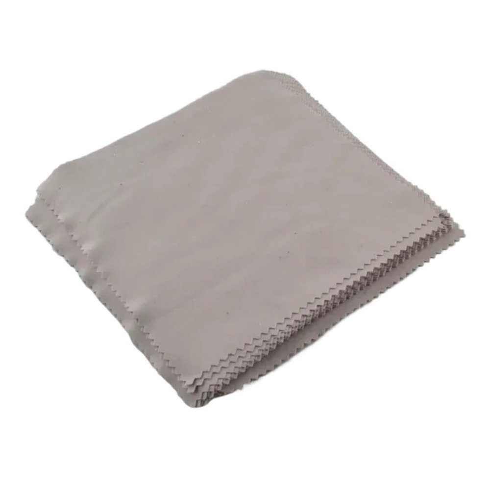 100pcs 14x14CM Microfiber Cleaning Cloth Eye Glasses Cleaning Cloth Screen Lens Cloth(Grey)