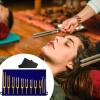 Includes Blue Pouch with Dividers, 174 Hz to 963 Hz Frequency Range, 2 Mallets with 9 Gold Forks, 11 Pcs Aluminum Alloy Solfeggio Tuning Fork Set, for Sound Healing and Therapy view 2