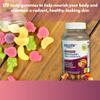 FUSION SHOP STORE Smart choices, meaningful life! Multivitamin Gummies Mixed Berry Orange & Peach Flavors for Women- for Skin, 170 Count (Pack of 1) view 2