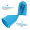 Hoement 12Pcs Finger Toothbrush Silicone Oral Care Massager for Teeth Cleaning Soft Tongue Cleaner for Newborns view 4