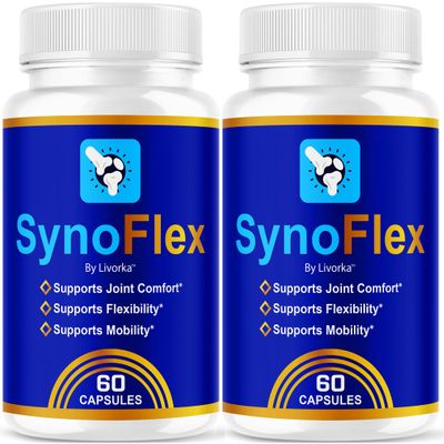(2 Pack) SynoFlex - SynoFlex Capsules Daily Natural Premium Support, Syno Flex Pill Advanced Formula Active Mobility Lifestyle Multivitamin for Overall Health & Wellness, 120 Capsules for 2 Months