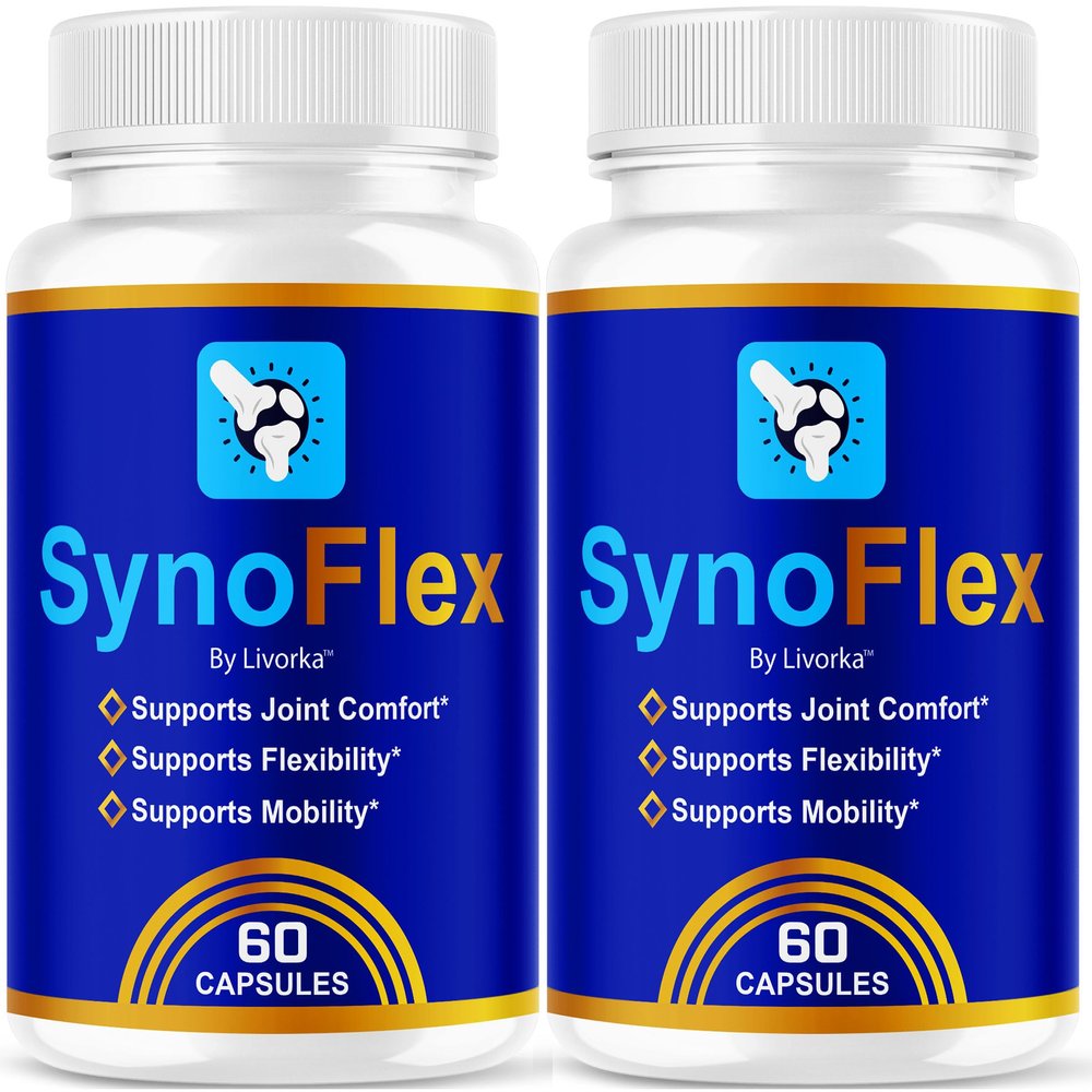 (2 Pack) SynoFlex - SynoFlex Capsules Daily Natural Premium Support, Syno Flex Pill Advanced Formula Active Mobility Lifestyle Multivitamin for Overall Health & Wellness, 120 Capsules for 2 Months