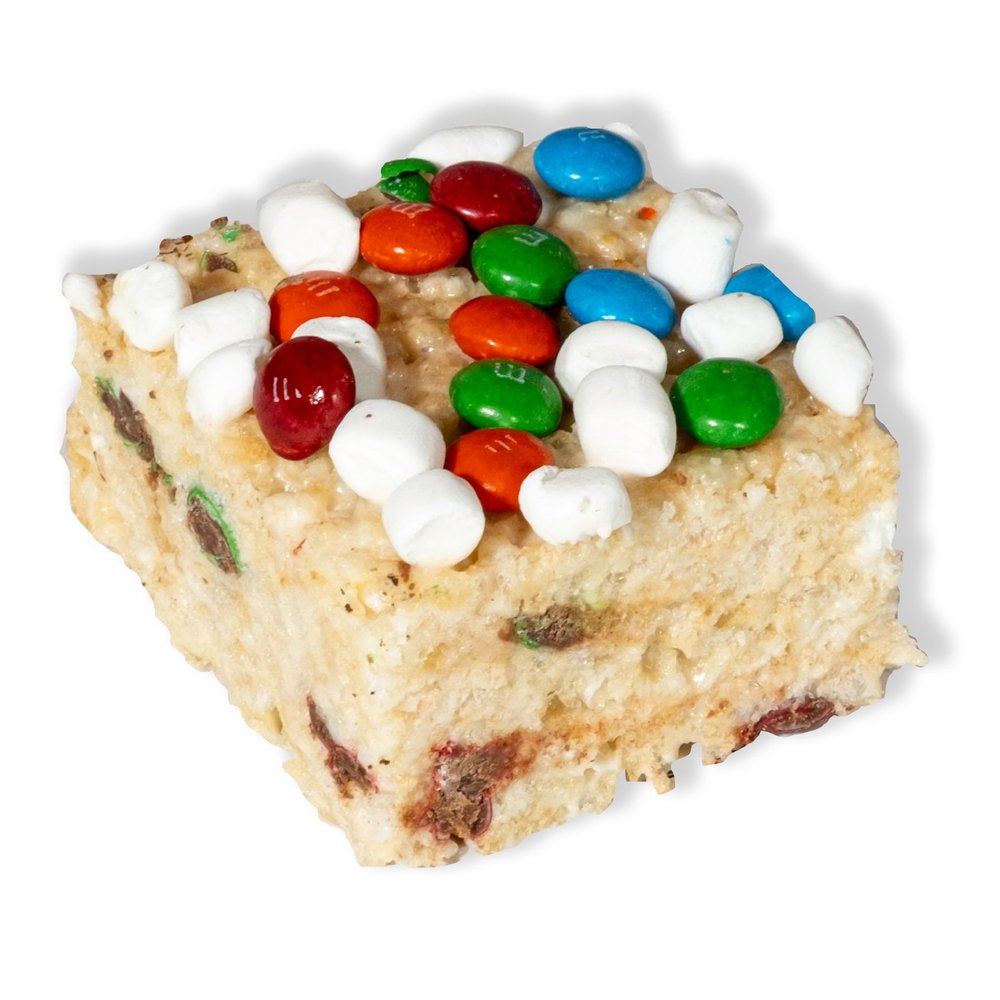24 Pack of Individually Wrapped Krispie Rice Treat Made With M&Ms