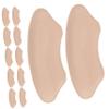Invisible Heel Pads 6 Pairs Beige Foam Inserts for Shoes view 1
