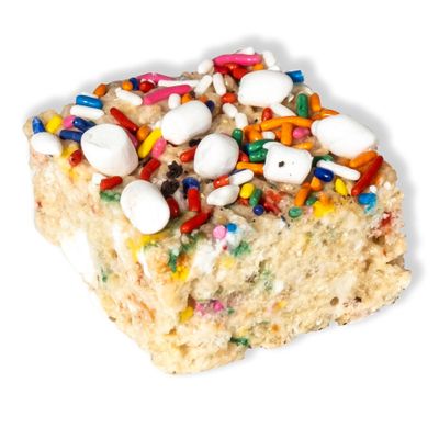 24 pack of Individually Wrapped Birthday Cake Rice Krispie Treat Bars