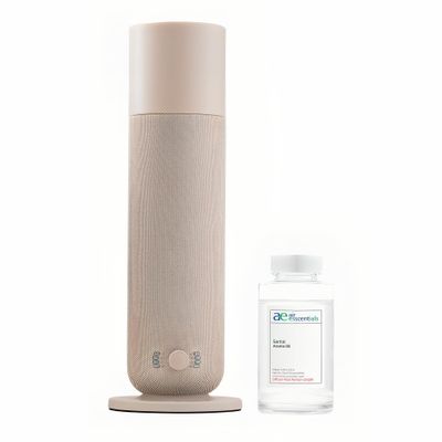 AE800 Tower Bluetooth Smart Diffuser with Santal Oil, A Warm Sandalwood & Cardamom Blend, Waterless Scent Machine for Home or Office, Large Room Coverage Up to 800 Sq. Ft.