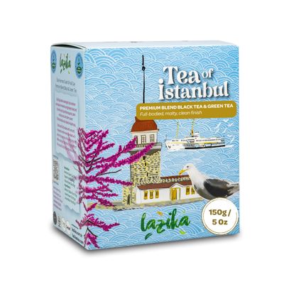 Lazika Mixed Premium Black Loose Leaf Tea Blend, 5.3 Oz, Breakfast Tea with Petite Presentatiton Box, Early Harvest, Handcrafted