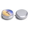 Nutritional Supplement Box Village Windmill Printed Daily Portion Box Portable Three Compartments Suitable for Travel and Commuting view 3
