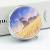 Nutritional Supplement Box Village Windmill Printed Daily Portion Box Portable Three Compartments Suitable for Travel and Commuting view 4