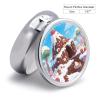 Nutritional Supplement Box Candy Snow Mountain Printed Daily Portion Box Portable Three Compartments Suitable for Travel and Commuting view 2