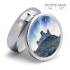 Nutritional Supplement Box Hilltop Castle Printed Daily Portion Box Portable Three Compartments Suitable for Travel and Commuting view 2