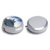Nutritional Supplement Box Hilltop Castle Printed Daily Portion Box Portable Three Compartments Suitable for Travel and Commuting view 3