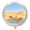 Nutritional Supplement Box Antelope Drinking Water Printed Daily Portion Box Portable Three Compartments Suitable for Travel and Commuting view 1