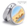 Nutritional Supplement Box Antelope Drinking Water Printed Daily Portion Box Portable Three Compartments Suitable for Travel and Commuting view 2