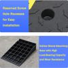 5in Driveway Curb Ramp, Portable Wheelchair Ramp, Plastic Threshold Ramps for Sidewalk Lawn Mower Cars Wheelchairs Pet Mobility(50x30x15cm/19.68x11.81x5.91in) view 3