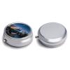 Nutritional Supplement Box Starry Sky City Rooftop Printed Daily Portion Box Portable Three Compartments Suitable for Travel and Commuting view 3