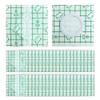 40PCS Self-Adhesive Castor Oil Pack Wraps for Belly Button, PU Waterproof Cover Patch with Cotton Pad, Disposable & Highly Absorbent (7x7cm, Oil Not Included) view 1