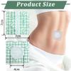 40PCS Self-Adhesive Castor Oil Pack Wraps for Belly Button, PU Waterproof Cover Patch with Cotton Pad, Disposable & Highly Absorbent (7x7cm, Oil Not Included) view 3