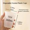 100 Custom Disposable Cups,Personalized Frosted Plastic Reusable Party Cups,Customized Party Modern Wedding Bridal Shower cups,printed with your corporate logo or any other image you want (7oz) view 4
