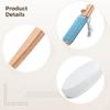 Chewtoyo 7-Piece Lotion Back Applicator Set, Includes Wooden Handle, 6 Sponge Pads, Ideal for Women, Elderly, with Hanging Rope view 4