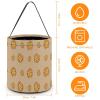 Food of Cookie Pattern Halloween Bucket Trick Or Treat Bags Candy Basket Party Supplies Festive Decorations view 2