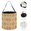 Food of Cookie Pattern Halloween Bucket Trick Or Treat Bags Candy Basket Party Supplies Festive Decorations view 3