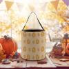 Food of Cookie Pattern Halloween Bucket Trick Or Treat Bags Candy Basket Party Supplies Festive Decorations view 4