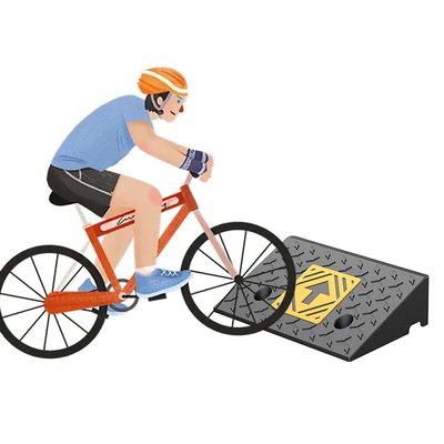 5in Driveway Curb Ramp, Portable Wheelchair Ramp, Plastic Threshold Ramps for Sidewalk Lawn Mower Cars Wheelchairs Pet Mobility(50x25x8cm/19.68x9.84x3.15in)