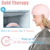 2PK, Chemotherapy Cold Caps, Ice Cap for Chemo, Chemotherapy Must Haves for Women, Chemo Care Package for Women, Ice Cap for Migraines, Gel Ice Pack for Head, Pink, Cold Compress view 4