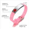 4 Packs Ovarian Cancer Medical Alert ID Bracelets Set,Sos Emergency Medic Info Wristband for Diabetes,Allergies,Epilepsy,Heart Conditions with 3 More Silicone Belt Bands view 2