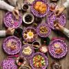 100 Pcs Pink Leopard Print Party Tableware Set Disposable Animal Print Plates, Napkins, and Forks for Wild Birthday Parties, Safari Themes, and Glam Celebrations Serves 25 view 4