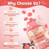 Kids Probiotic-Fiber Gummies, Probiotics-Fiber Gummies for Kids with 5 Billion CFUs & Prebiotics for Digestive Health, with Vitamin C and Zinc for Immune Support, 45 Servings, Natural Peach Flavor view 4