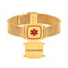 Zircobic Lightweight Waterproof Stainless Steel Medical Alert Bracelet Laser Engraved Pacemaker ID, Durable & Comfortable for Everyday Use view 1