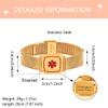Zircobic Lightweight Waterproof Stainless Steel Medical Alert Bracelet Laser Engraved Pacemaker ID, Durable & Comfortable for Everyday Use view 3