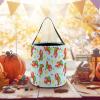 Cartoon Red Lobster And Lemon Print Halloween Bucket Trick Or Treat Bags Candy Basket Party Supplies Festive Decorations view 4