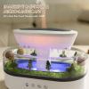 250ML Raindrop Humidifier & Essential Oil Diffuser, Cloud-Shaped Ultrasonic Humidifier with Soothing Rain Sounds, 7-Color LED Mood Light, Auto Shut-Off, Perfect for Bedroom, Office, Yoga & Relaxation view 4