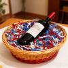 10LB Red Blue White Crinkle Cut Paper Shred Filler, Paper Shreds for Basket Fillers, Birthday, Gift Wrapping, Anniversary, Wedding, Independence Day, 4 of July, Christmas Gift Decor Party Filler view 4