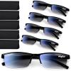 ORANZI Reading Glasses Men - Blue Light Readers for Computer Working & Reading, Comfort Fit With TR90 Frames for All-Day wear(AS1 Mix, 2.00) view 1