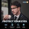 ORANZI Reading Glasses Men - Blue Light Readers for Computer Working & Reading, Comfort Fit With TR90 Frames for All-Day wear(AS1 Mix, 2.00) view 4