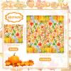 40 Pack Fall Thanksgiving Paper Napkins - 13 x 13 Inches 2-Ply Disposable Pumpkin and Autumn Leaves Luncheon Napkins for Thanksgiving Dinner, Cocktail Party Table Decor view 2