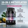 29-in-1 Methylated Multivitamin for Men & Women With Omega 3, Active B12, 5-MTHF Folate, Plus Vitamins & Minerals Energy, Clarity, & Wellness Support Multivitamin for Men & Women, 70 Tablets, 2 Pack view 2
