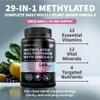 29-in-1 Methylated Multivitamin for Men & Women With Omega 3, Active B12, 5-MTHF Folate, Plus Vitamins & Minerals Energy, Clarity, & Wellness Support Multivitamin for Men & Women, 70 Tablets, 3 Pack view 2