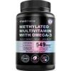 29-in-1 Methylated Multivitamin for Men & Women With Omega 3, Active B12, 5-MTHF Folate, Plus Vitamins & Minerals Energy, Clarity, & Wellness Support Multivitamin for Men & Women, 70 Tablets view 1