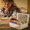 Tea Sampler Gift Box 80 Tea Bags, 28 Flavors White MDF Wooden Organizer Variety Pack for Family, Friends, Coworkers view 4