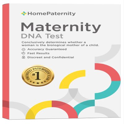 HomePaternity Maternity DNA Test, Fast Results, Highest Accuracy Available with Up to 34 Genetic Markers Tested, All Lab Fees & Shipping Included, Determine Bio-Mother