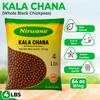 Black Chickpeas (Kala Chana) Premium Dry Garbanzo Beans for Cooking, Snacking & Meal Prep High Fiber Pantry Staple 64 oz view 2