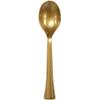 Gold Plastic Soup Spoon Durable Disposable Soup Spoons for Hot and Cold Foods Elegant Utensils for Parties Catering Weddings Events and Buffets (288) view 1