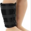 Shank Calf Support Night Splint Support Joint Brace, Tibia And Fibula Fracture Orthosis External Adjustable Fixation Strap Wrap Sleeve Belt Protector,Right-M view 2