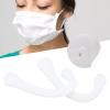 6Pair Ear Strap Pad Mouth Muffle Ear Protector Silicone Earloop Ear Savers for Daily Use (White) view 2